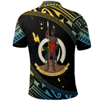 Vanuatu Proud To Be A Ni Van Polynesian Pattern Polo Shirt Sanma Province LT7 - Polynesian Pride