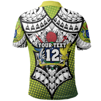 Custom Cook Islands Rugby Polo Shirt Version Special - Polynesian Pride
