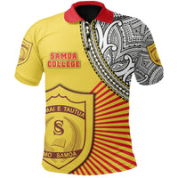 Custom Samoa College Polo Shirt Special Style - Polynesian Pride