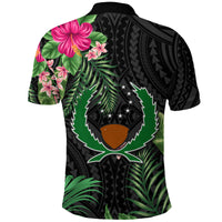 Custom Pohnpei Micronesia Polo Shirt Tropical Flowers LT13 - Polynesian Pride