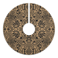 Polynesian Kakau Turtle Gold Tree Skirt - Polynesian Pride