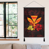Polynesian Kanaka Maoli Flower Hanging Poster AH - Polynesian Pride