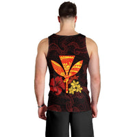 Polynesian Kanaka Maoli Flower Tank Top AH - Polynesian Pride