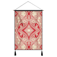 Polynesian Plumeria Mix Hanging Poster - AH Hanging Poster 43 x 65 cm Cotton And Linen - Polynesian Pride