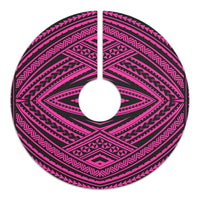 Polynesian Tatau Pink Tree Skirt - Polynesian Pride