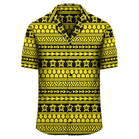 Polynesian Tattoo Tribal Yellow Hawaiian Shirt - Polynesian Pride