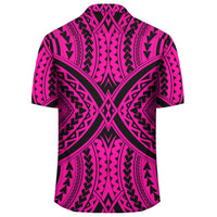 Polynesian Tradition Pink Hawaiian Shirt - Polynesian Pride