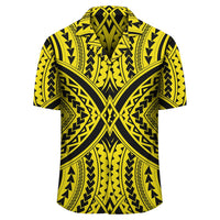 Polynesian Tradition Yellow Hawaiian Shirt - Polynesian Pride