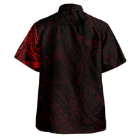 Polynesian Hawaiian Shirt - Polynesian Tattoo Style Version 2 Red - Polynesian Pride