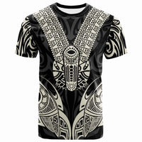 Polynesian T Shirt Warrior Style Unisex GOLD - Polynesian Pride
