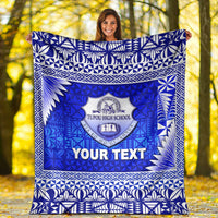 (Custom Personalised) Tonga Tupou High School Premium Blanket Simplified Version LT8 - Polynesian Pride