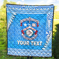 (Custom Personalised) Tonga Apifo'ou College Premium Quilt Simplified Version LT8 - Polynesian Pride