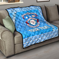 (Custom Personalised) Tonga Apifo'ou College Premium Quilt Simplified Version LT8 - Polynesian Pride