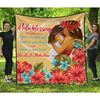 Hawaii Happy Mother Day Premium Quilt - Love Style - AH - Polynesian Pride