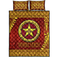 (Custom Personalised) Tonga Eua High School Quilt Bed Set Simplified Version LT8 - Polynesian Pride