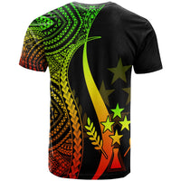 Kosrae Custom T Shirt Reggae Micronesian Tentacle Tribal Pattern - Polynesian Pride