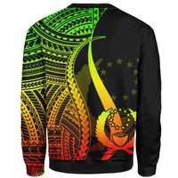 Pohnpei Custom Personalised Sweatshirt - Reggae Polynesian Tentacle Tribal Pattern - Polynesian Pride