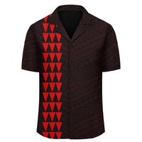 Kakau Polynesian Coat Of Arms Hawaii Shirt - Red - Polynesian Pride