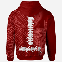 Guam Hoodie Chamorro Forever Red Color - Polynesian Pride