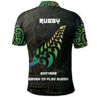 Lion Rugby Polo Shirt, New Zealand Maori Golf Shirts - Polynesian Pride