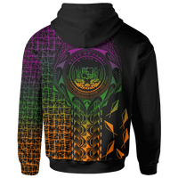 Hawaii Custom Zip up Hoodie Hawaii Seal Rocket Style - Polynesian Pride