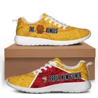 The Kumuls PNG Sporty Sneakers Papua New Guinea Polynesian Dynamic Style LT14 White - Polynesian Pride