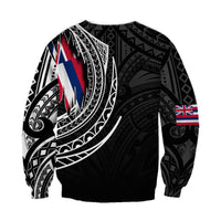 Hawaii King Flag Polynesian Sweatshirt - Tity Style - Polynesian Pride