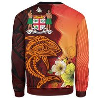 Fiji Custom Personalised Sweater - Tribal Tuna Fish - Polynesian Pride