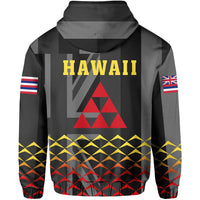 Kanaka Mauna Kea Zipper Hoodie Triangle Style - Polynesian Pride
