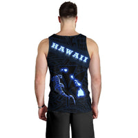 Hawaiian Polynesian Kanaka And Shark Men's Tank Top - Light Style - AH - Polynesian Pride