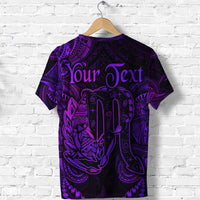 Custom Scorpio Zodiac Polynesian T Shirt Unique Style Purple LT8 - Polynesian Pride