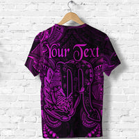 Custom Scorpio Zodiac Polynesian T Shirt Unique Style Pink LT8 - Polynesian Pride