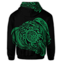 Simple Hoodie Green - Polynesian Pride