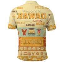 Hawaii Surf Retro Style Polo Shirt LT9 - Polynesian Pride