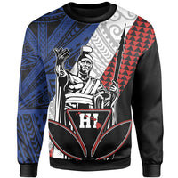 Hawaii Kanaka Cover Kakau Polynesian King Sweatshirt - Polynesian Pride