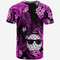 Hawaii Summer Colorful Pineapple T Shirt Purple LT6 - Polynesian Pride