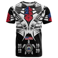 Custom Samoa Black Saturday T Shirt 28 Dec 1929 Visual Arts Black LT9 Black - Polynesian Pride