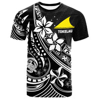 Tokelau T Shirt The Flow of The Ocean Unisex Black - Polynesian Pride