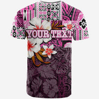 Custom Hawaii Fish Hook T Shirt Pink Style LT6 - Polynesian Pride