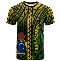 (Custom Text and Number) Cook Islands T Shirt Polynesian Pattern Stars LT13 - Polynesian Pride