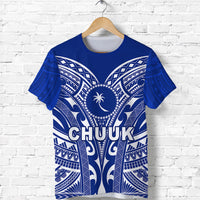 Chuuk T Shirt Micronesia Simple Pattern LT13 Unisex Blue - Polynesian Pride