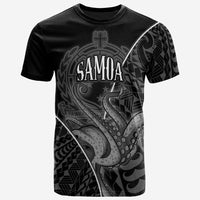 Samoa T Shirt Octopus Style White Color Unisex Art - Polynesian Pride
