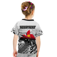 (Custom Personalised) Papua New Guinea Patterns T Shirt KID LT6 - Polynesian Pride