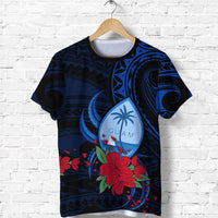Custom Guam T Shirt Polynesian Flowers LT13 - Polynesian Pride