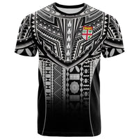 Fiji Faithful T Shirt Version Black LT13 Unisex Black - Polynesian Pride