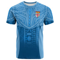 Fiji Faithful T Shirt Version Blue LT13 Unisex Blue - Polynesian Pride