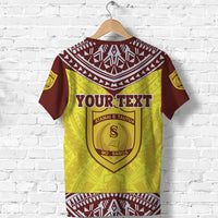 Custom Samoa College T Shirt Polynesian Sport Style - Polynesian Pride