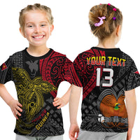 (Custom Text and Number) Papua New Guinea T Shirt Raggiana Birds of Paradise Happy 47th Independence Day LT13 - Polynesian Pride