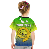 Custom Malampa Province T Shirt Native Canoe Mix Vanuatu Pig Tusk Green Version LT14 - Polynesian Pride