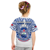 (Custom Text and Number) Samoa Rugby T Shirt Manu Samoa 7s Ginger White Polynesian LT14 - Polynesian Pride